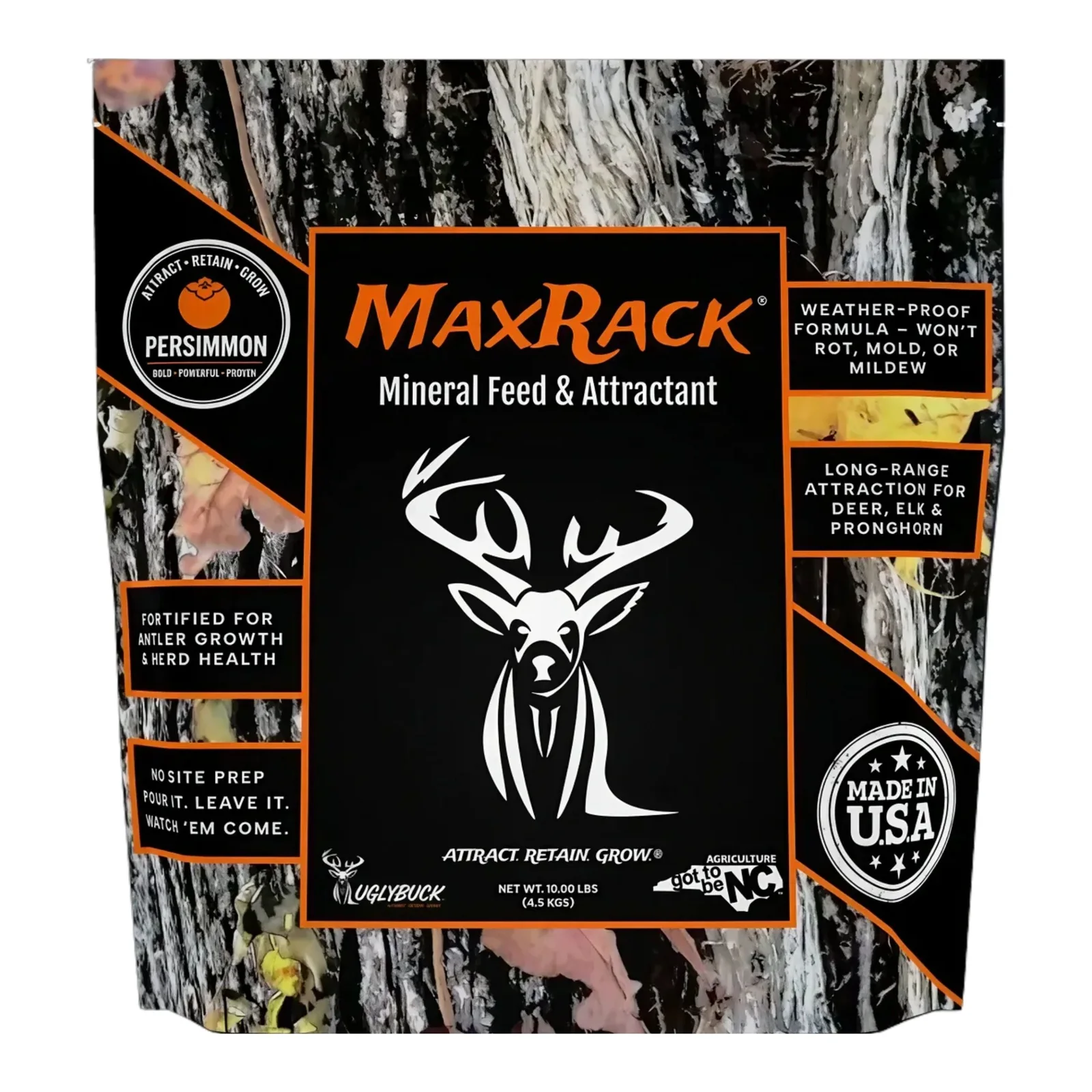 MaxRack® Persimmon Deer Mineral Feed & Attractant 10 lbs. Bag product image