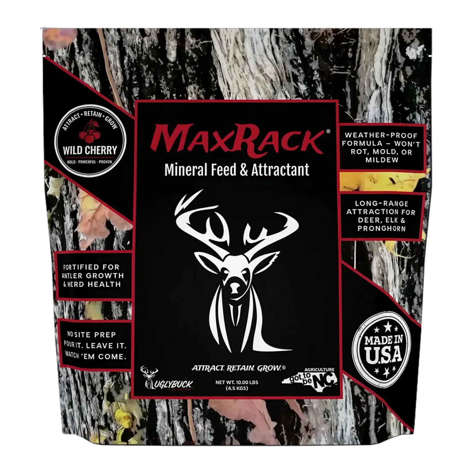 MaxRack® Wild Cherry Deer Mineral Feed & Attractant 10 lbs. Bag product image